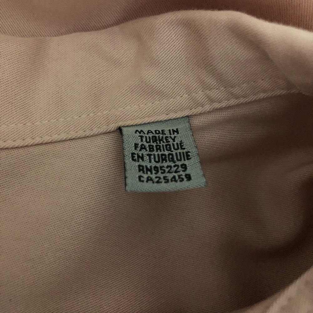 Ted Baker 5 100% Lyocell Men's Size XL Light Pink Button Down Short Sleeve Shirt - Picture 5 of 10
